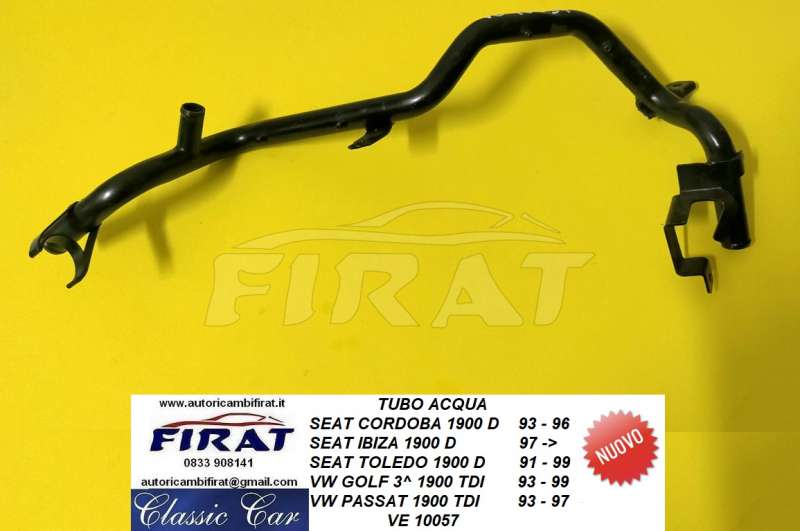 TUBO ACQUA VW GOLF 3 TD-PASSAT TD-IBIZA D (10057)